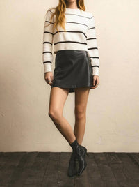 Z Supply - Ciera Faux Leather Mini Skirt