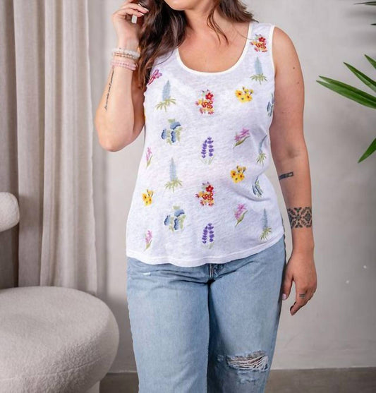 Paparazzi - Women's Jersey Embroidered Tank Top