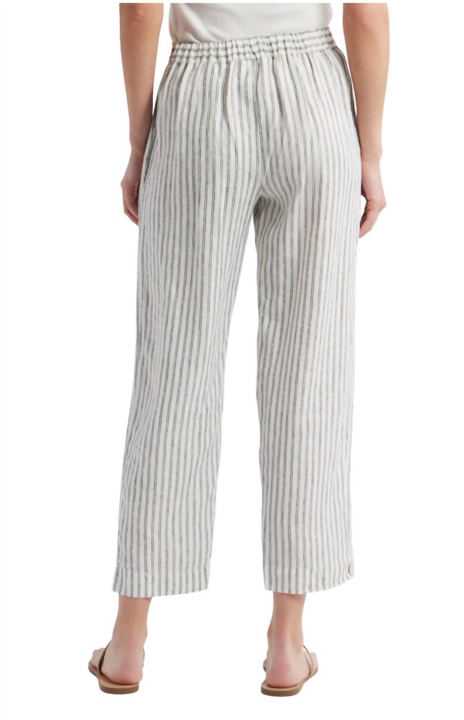 Nation Ltd - Grayson Stripe Linen Pants