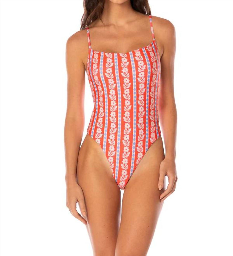 MAAJI Vintage Bloom Reversible Callie One Piece in multicolor - women's swimwear