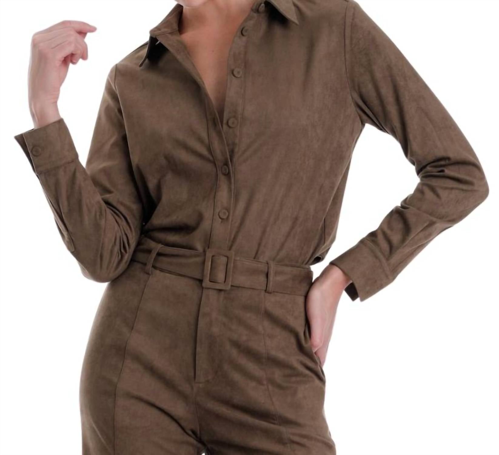 Karina Grimaldi - Veronica Suede Blouse