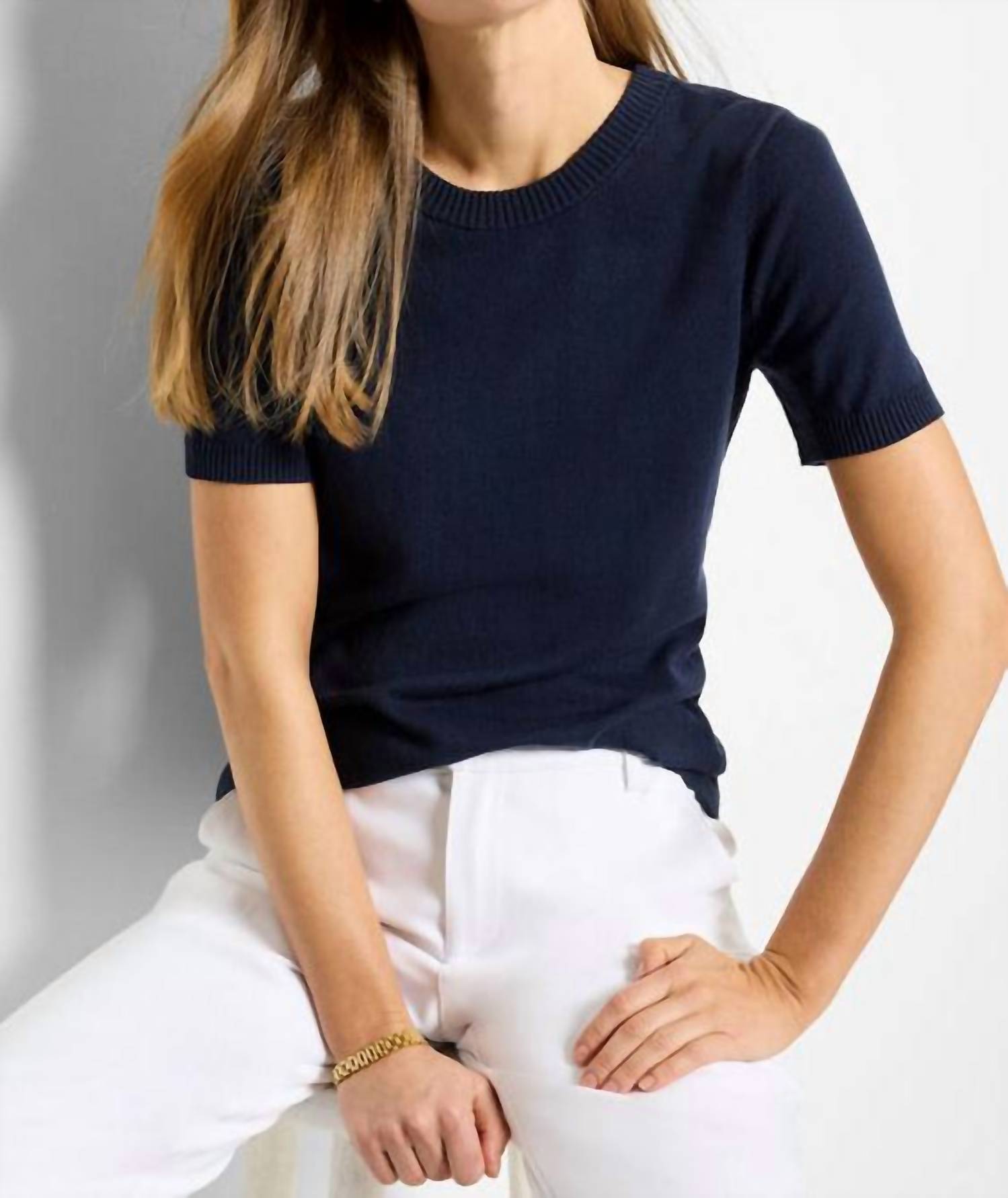 Nic + Zoe - Easy Scoop Neck Sweater Tee