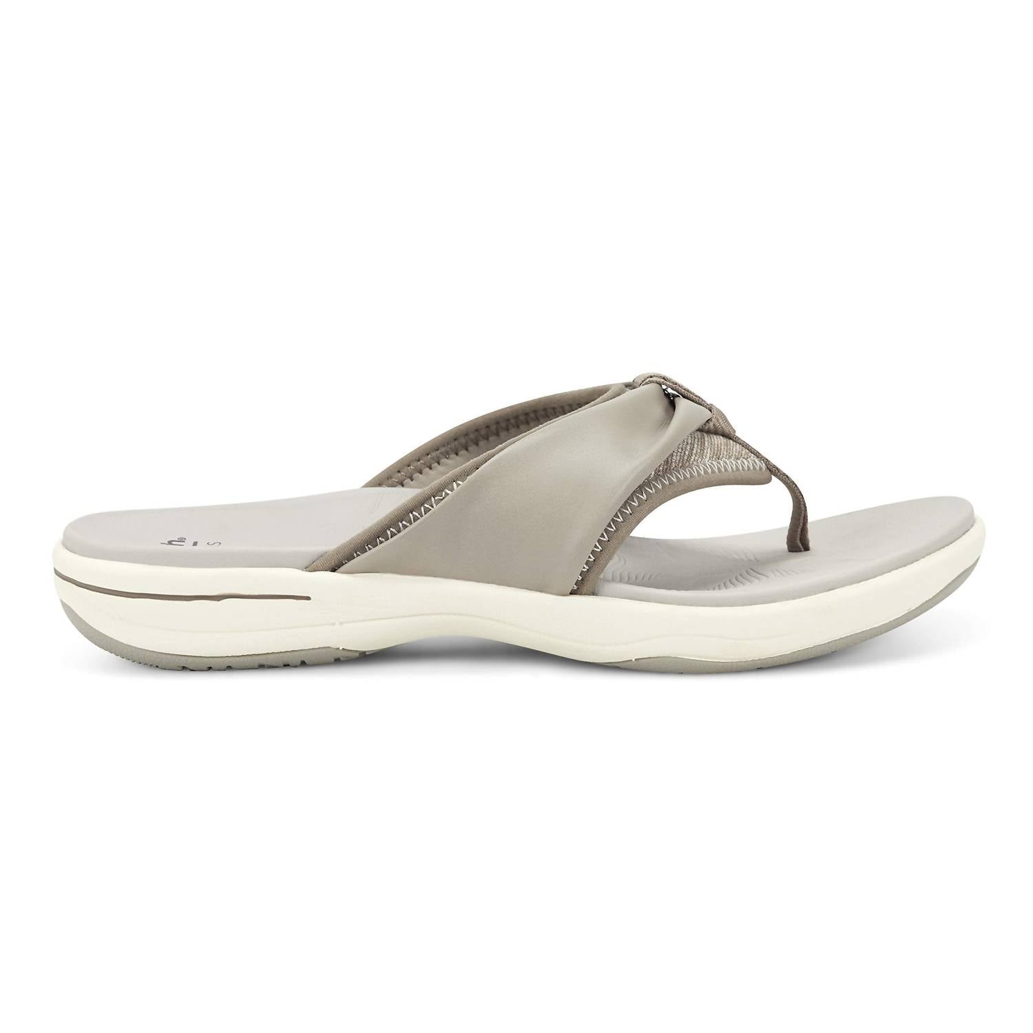 EARTH Women's Origins Sonia Flat Flip Flops in beige - women's sandal - alternate view