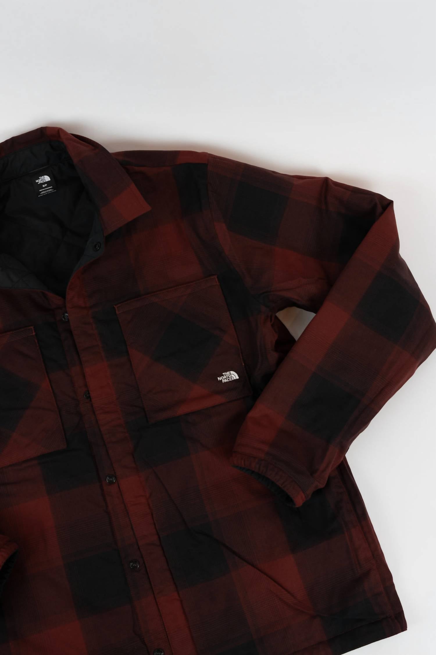 THE NORTH FACE Afterburner Insulated Flannel Jacket in black sumac - men's jacket - view 8