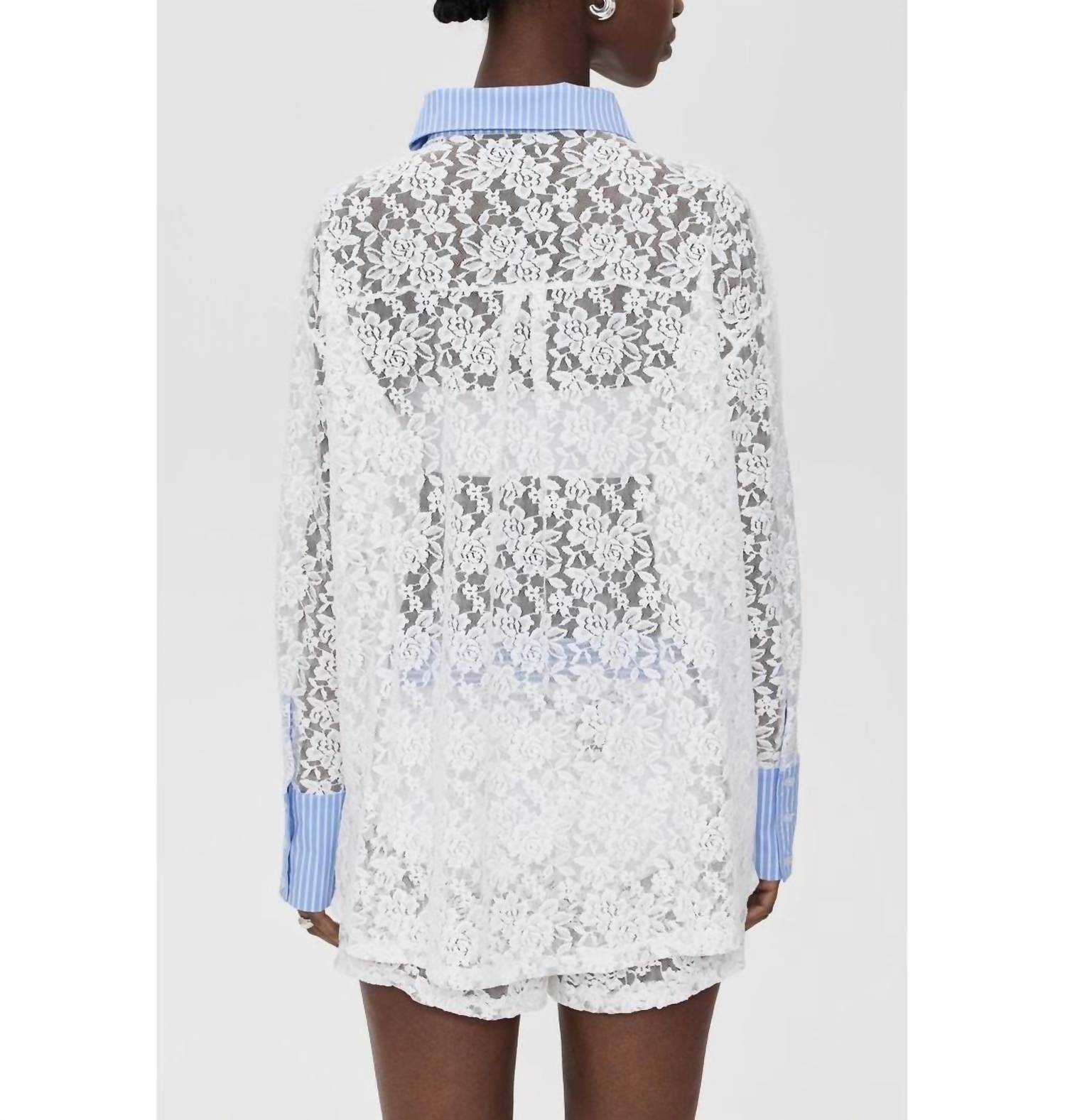 Lioness - Lace Boyfriend Shirt