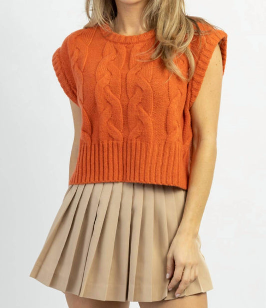 APEROL CABLE SWEATER TANK