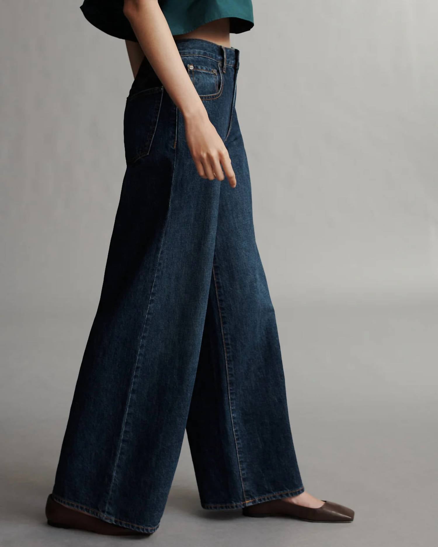 Twp - Vintage Mid-rise Wide Leg Jean