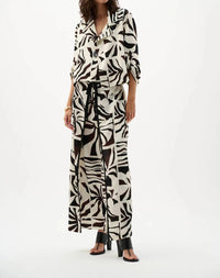 Joseph Ribkoff - Tropical Open Front Boxy Blazer