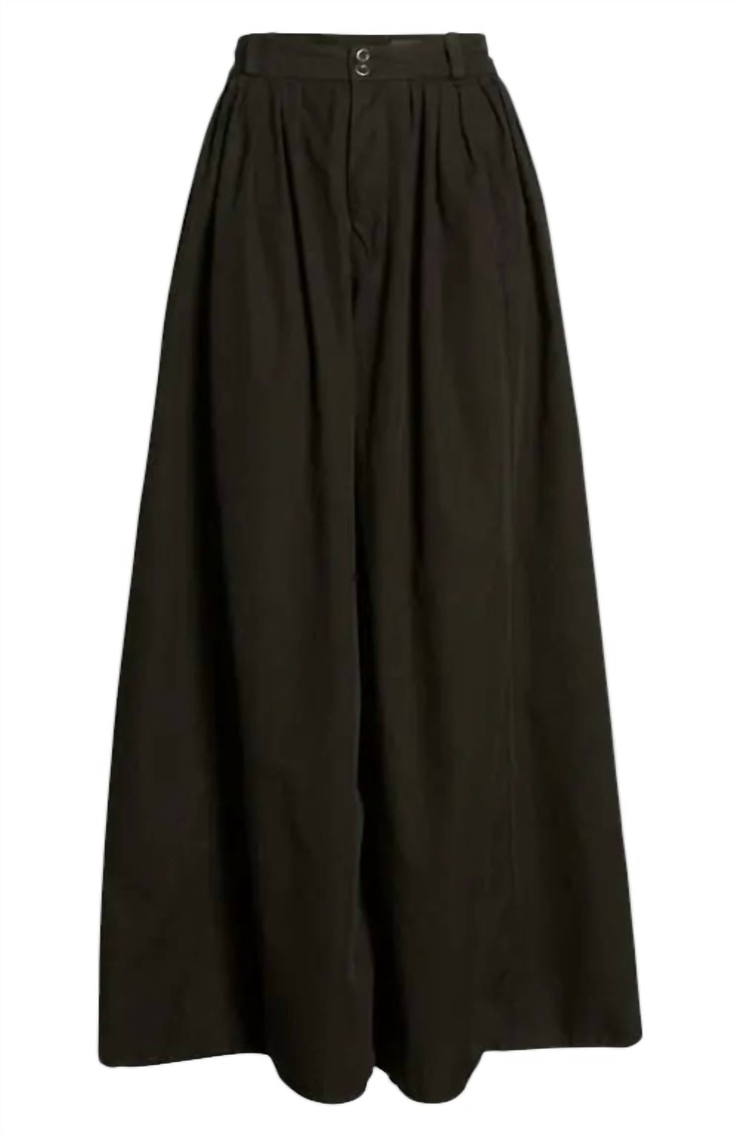 Ag Jeans - Hadley High Waist Pleated Culotte Pants