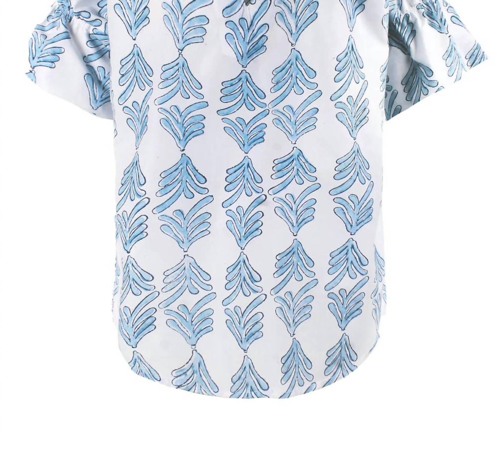 Finley - Crosby Palmetto Print Top