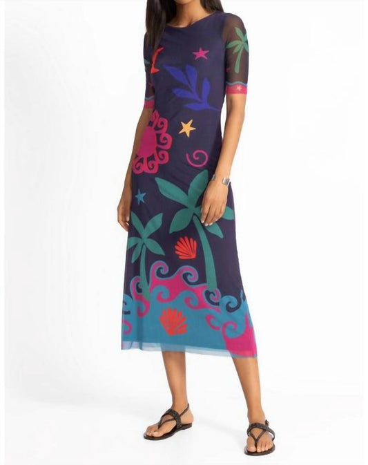 Johnny Was - ASTRID MESH MIDI DRESS