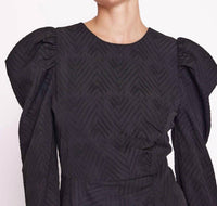 Berenice - Reve Short Dress With Puffed Sleeves