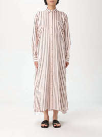 Forte Forte - Satin Stripe Kaftan Dress