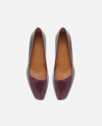 COCLICO Women's Sugar Pumps in oxblood leather - women's heels - alternate view