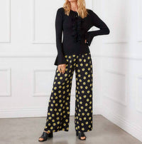 Karen Kane Flowy Wide-leg Pants in print - women's pants - view 5