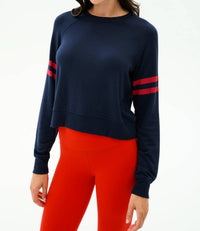 Splits59 - Brooks Stripe Fleece Sweatshirt