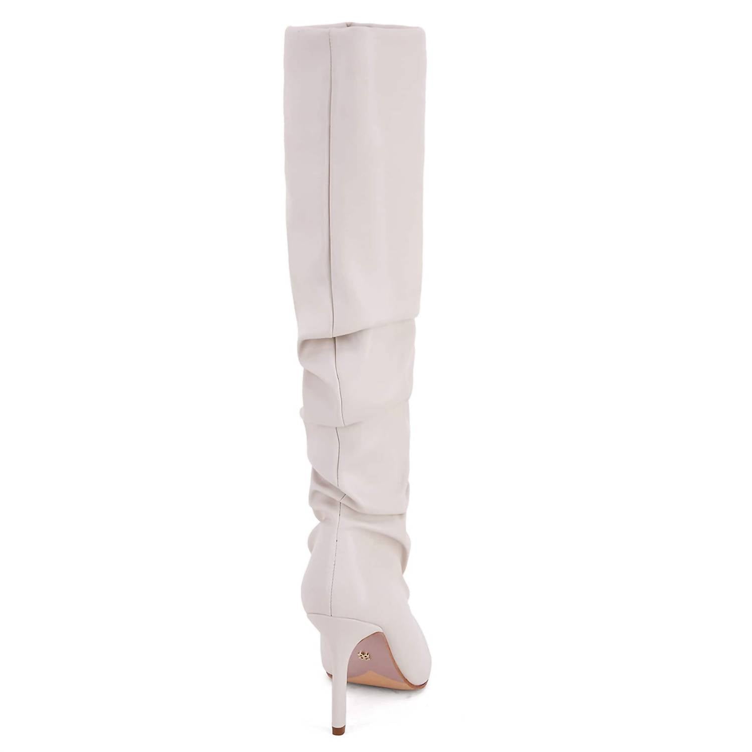 Andrea - Women's Slouchy Boots With Pointy Toe