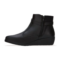 Andrea - Women's Wedge Leather Booties
