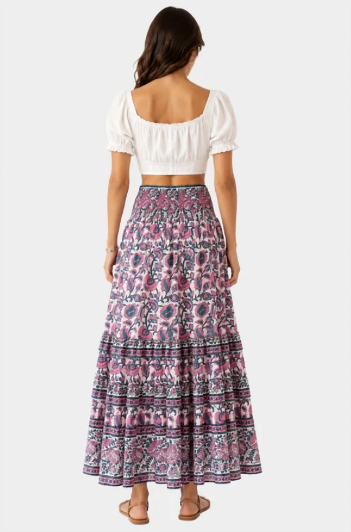 Bell By Alicia Bell - Paris Floral Maxi Skirt