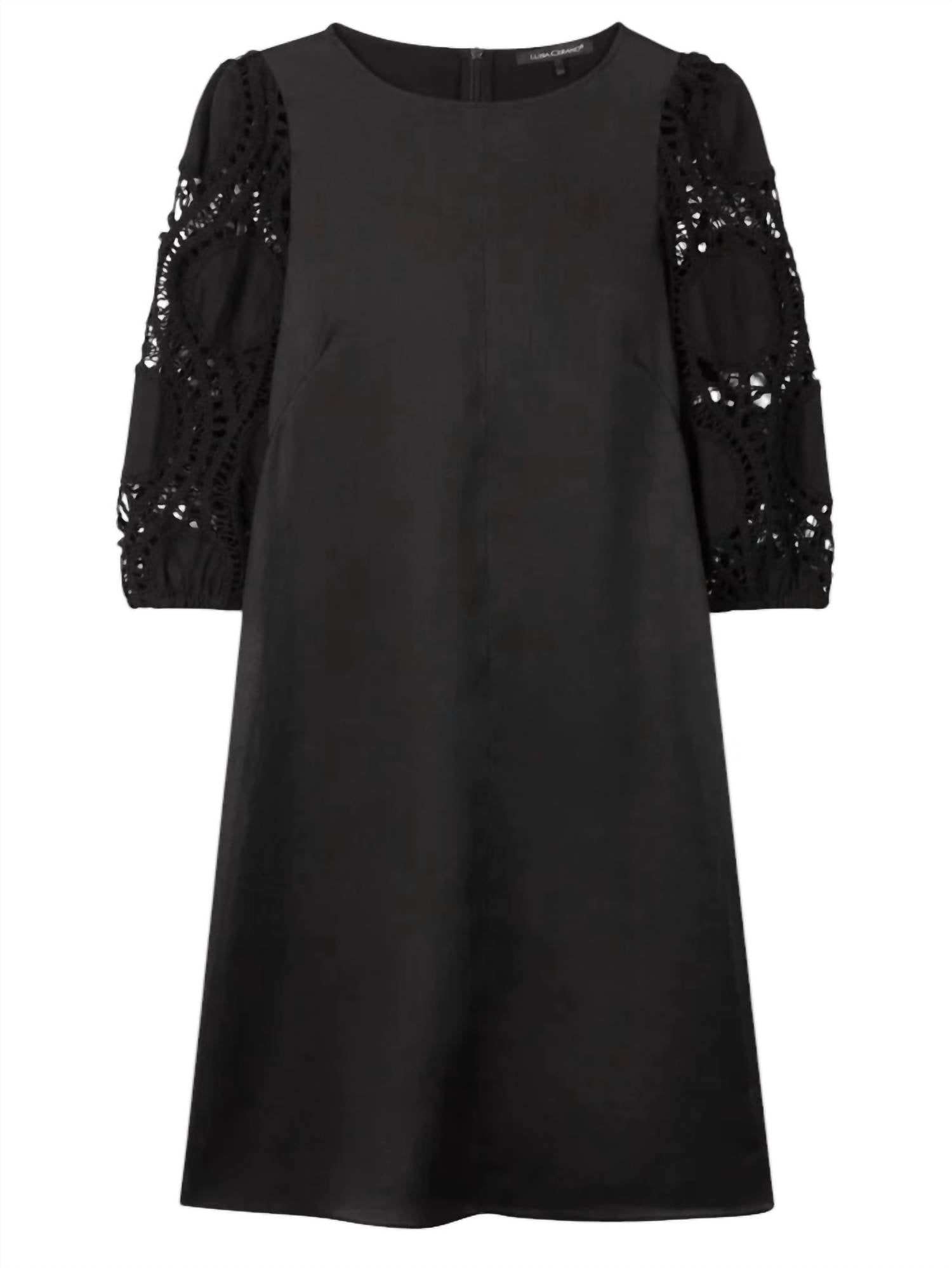 Luisa Cerano - Dress With Crochet Details