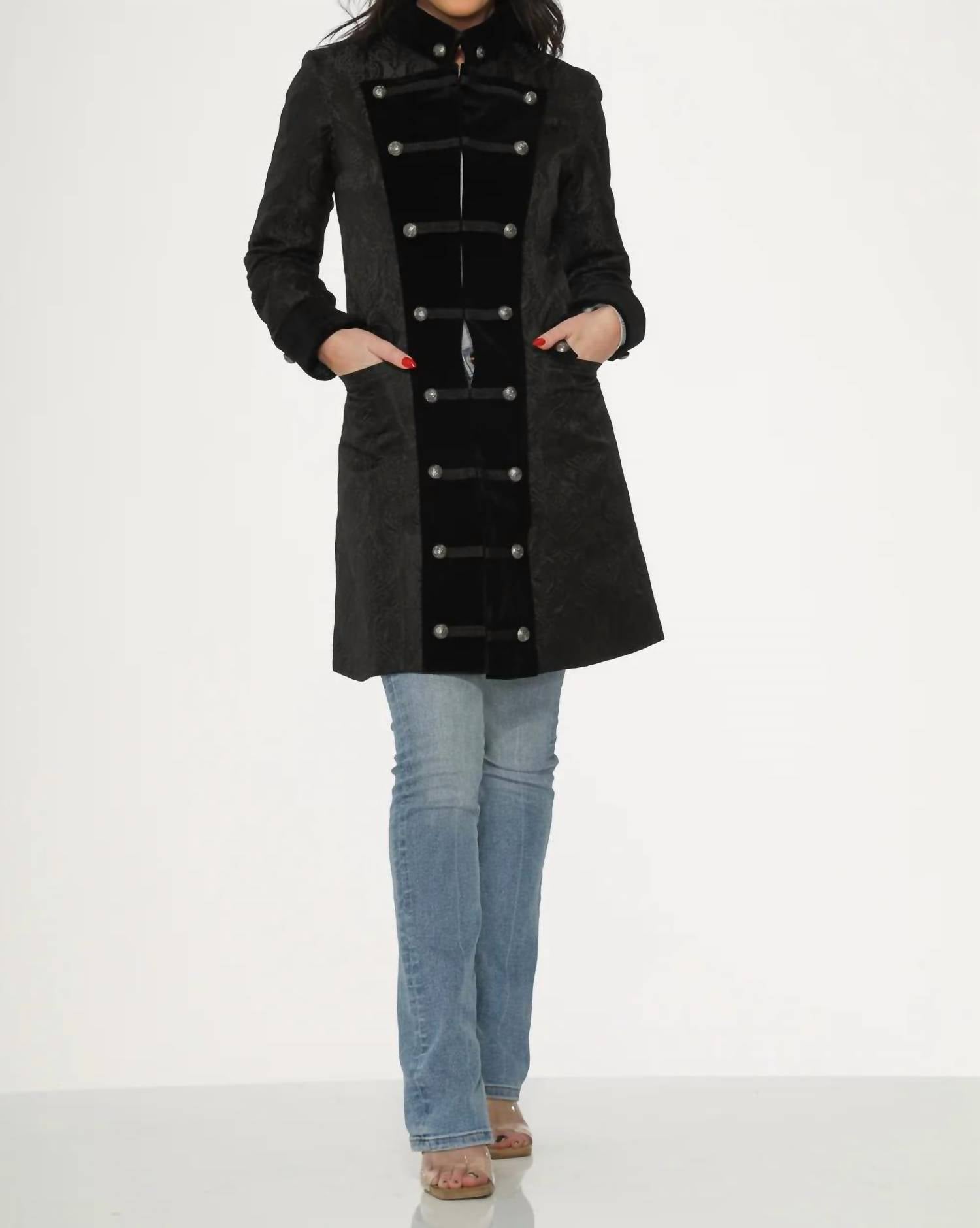 Orchid Bloom - Pirate Long Coat