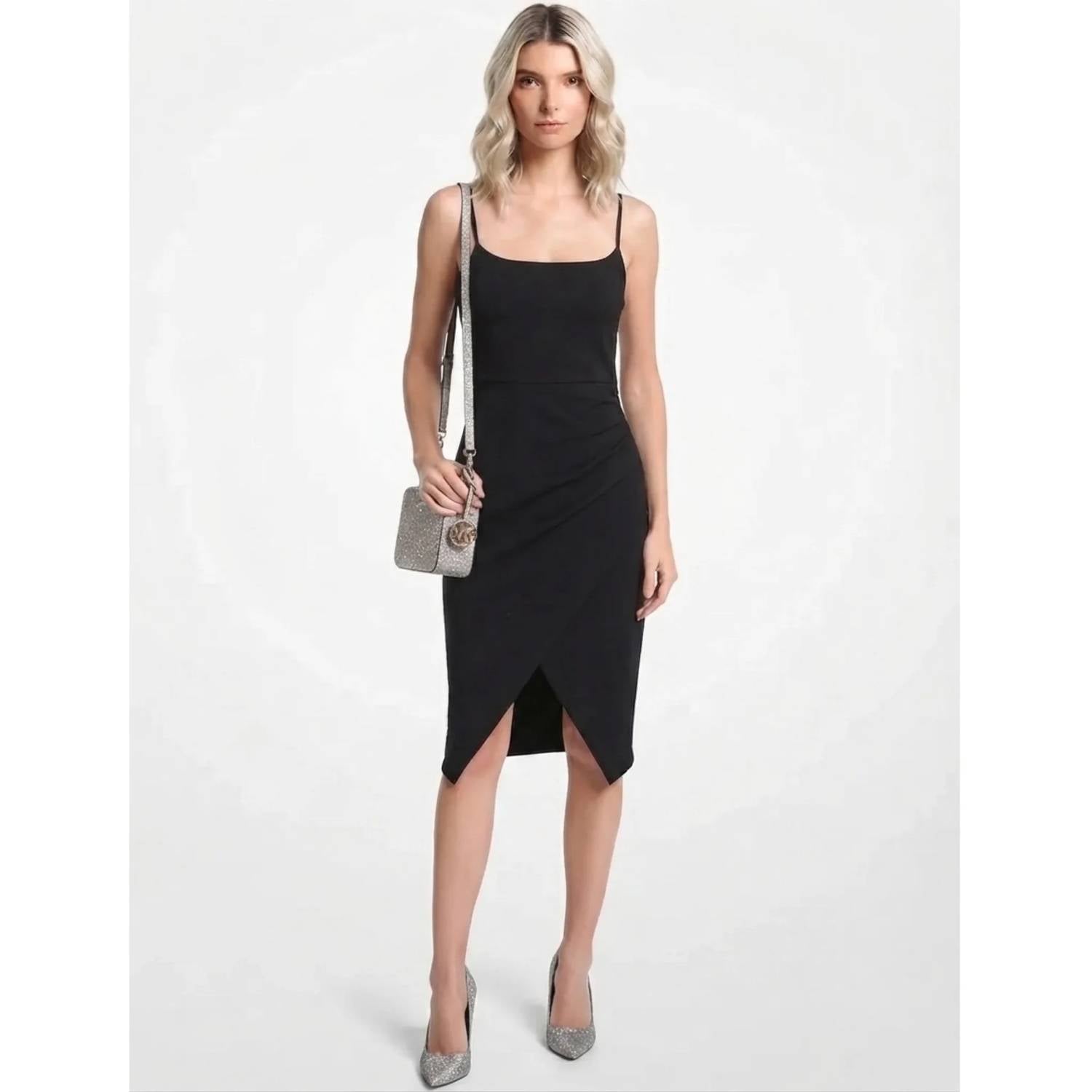 Lush - Spaghetti Strap Tulip Hem Dress