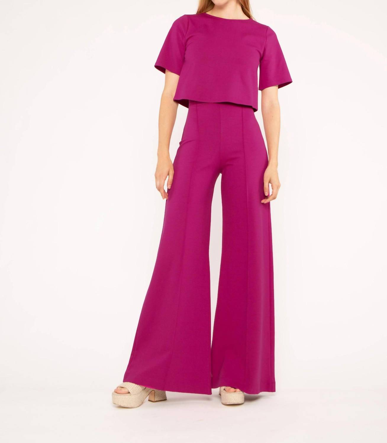 Ripley Rader - Ponte Knit Wide Leg Pant