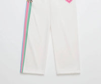 Madhappy Powerpuff Girls Straight Leg Sweatpant in white - women's pants - detail view
