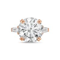Diana M Jewels - Women's Round & Baguette Lab-grown Diamond Jewelry Ring (4.00 Ct) - Signature Plus
