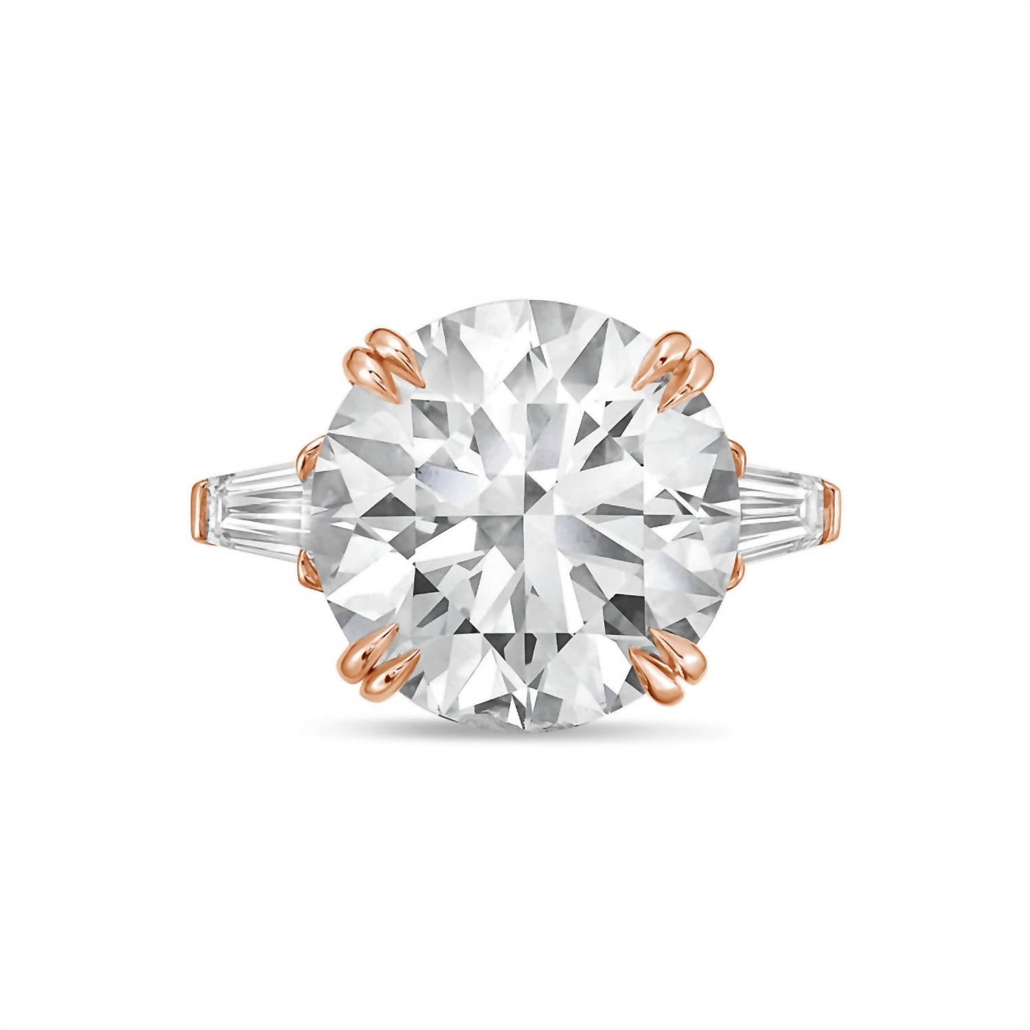 Diana M Jewels - Women's Round & Baguette Lab-grown Diamond Jewelry Ring (4.00 Ct) - Signature Plus