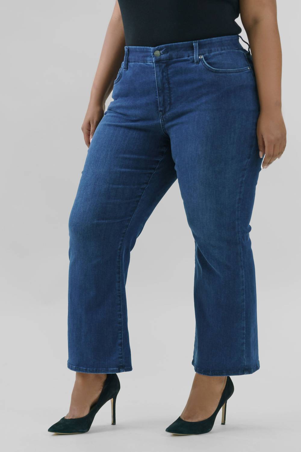 Nydj - Waist Match High Rise Major Wide Leg Jeans - Plus