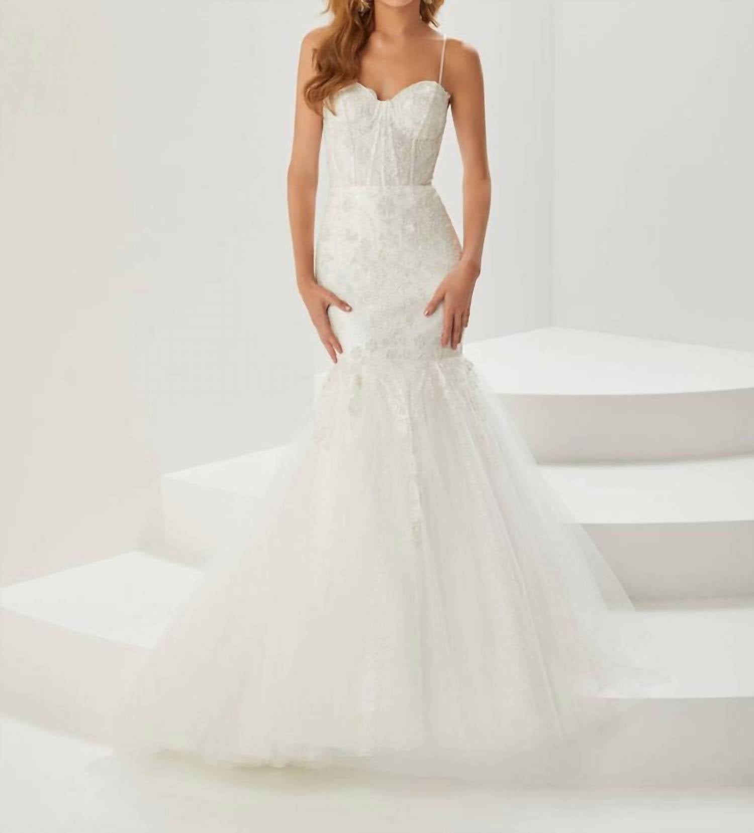 Tiffany Designs - Women's Corset Mermaid Gown