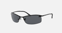 Ray Ban - Rectangle Polarized Sunglasses Rb3183 - 002 - 81