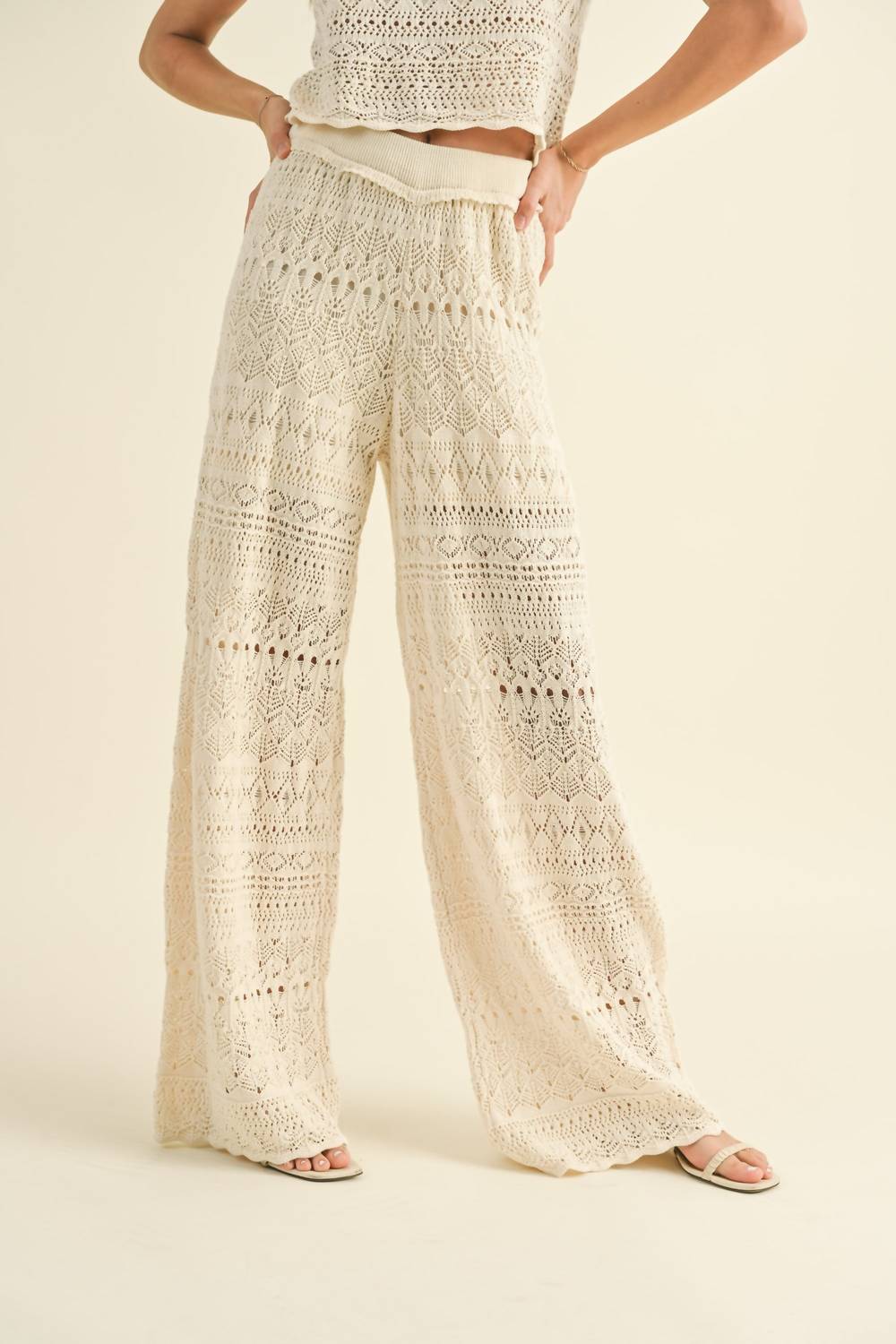 Miou Muse - LAVINIA CROCHET PANTS