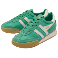 Gola Women’s Pacer Trainer Shoe in jade off white - women's sneaker - alternate view