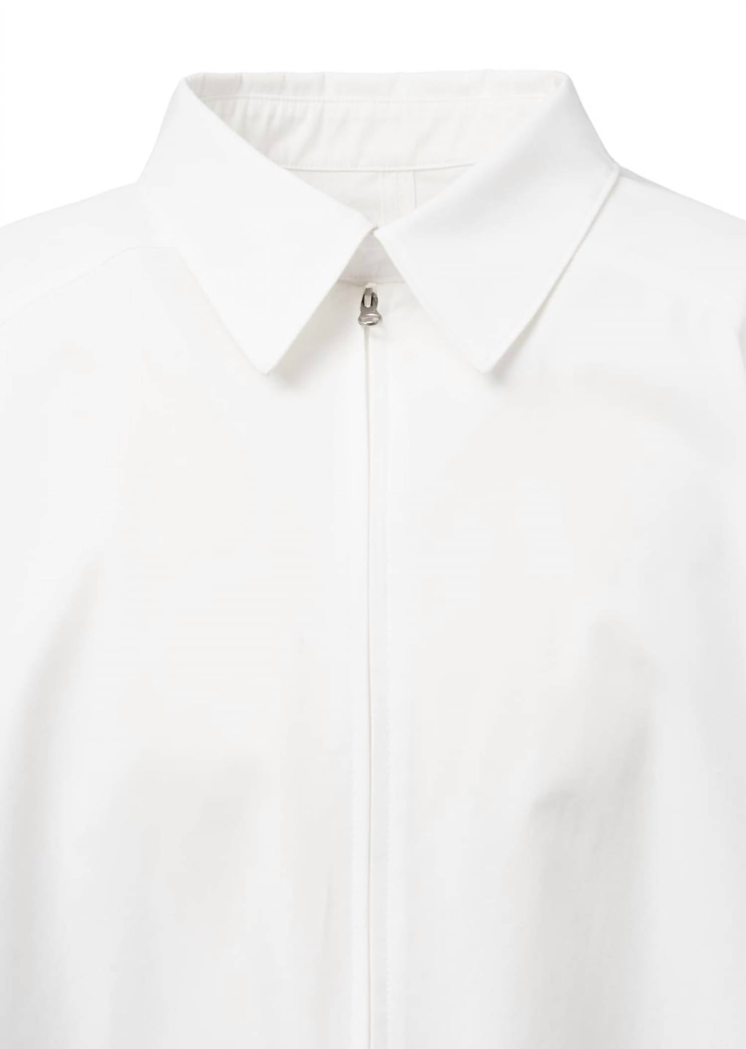 Shop Amomento - Raglan Zip Shirt