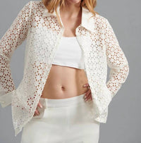 Anne Fontaine - Cefalu Eyelet Embroidered Shirt