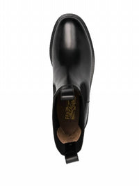 Salvatore Ferragamo - Women's Cleated-sole Leather Chelsea Boots