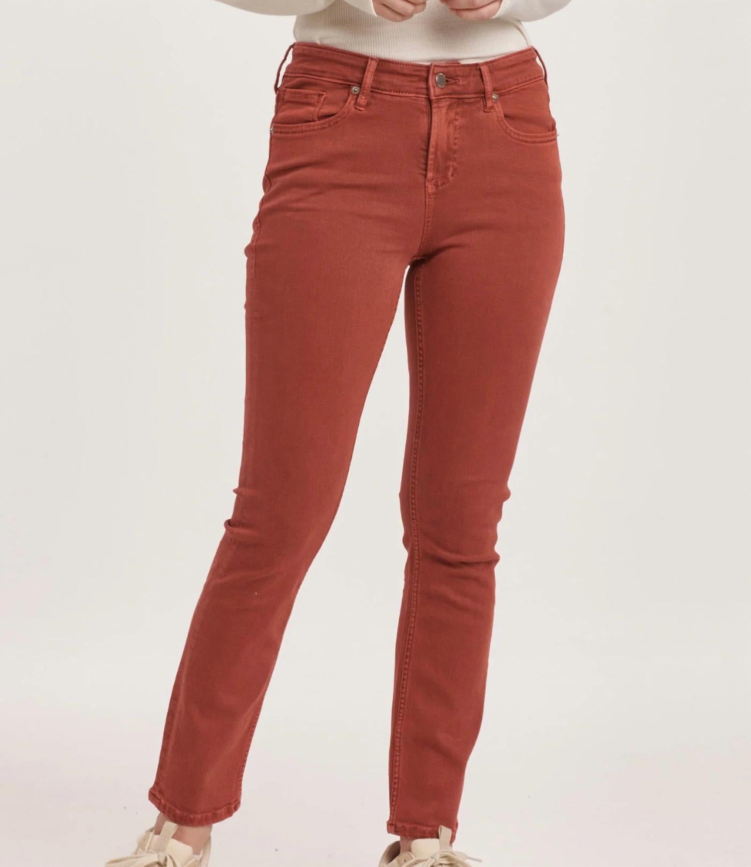 Dear John Denim - Blaire Mid Rise Slim Straight Jeans