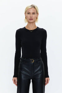 Pistola - Bailey Long Sleeve Crew Neck Thong Bodysuit