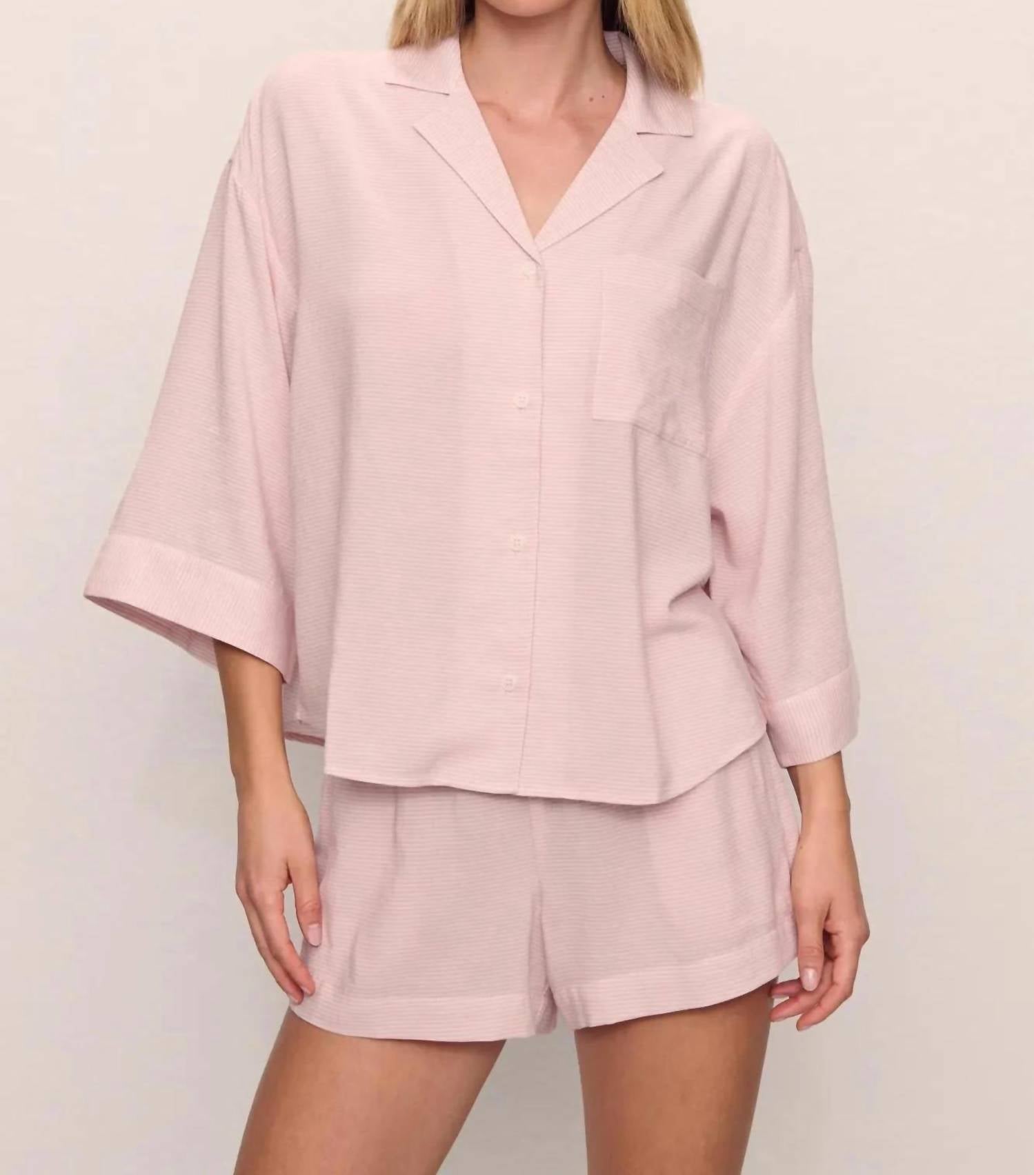 Eberjey - Nautical Relaxed Short Pajama Set