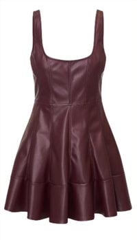 Loveshackfancy - Fauber Faux Leather Dress