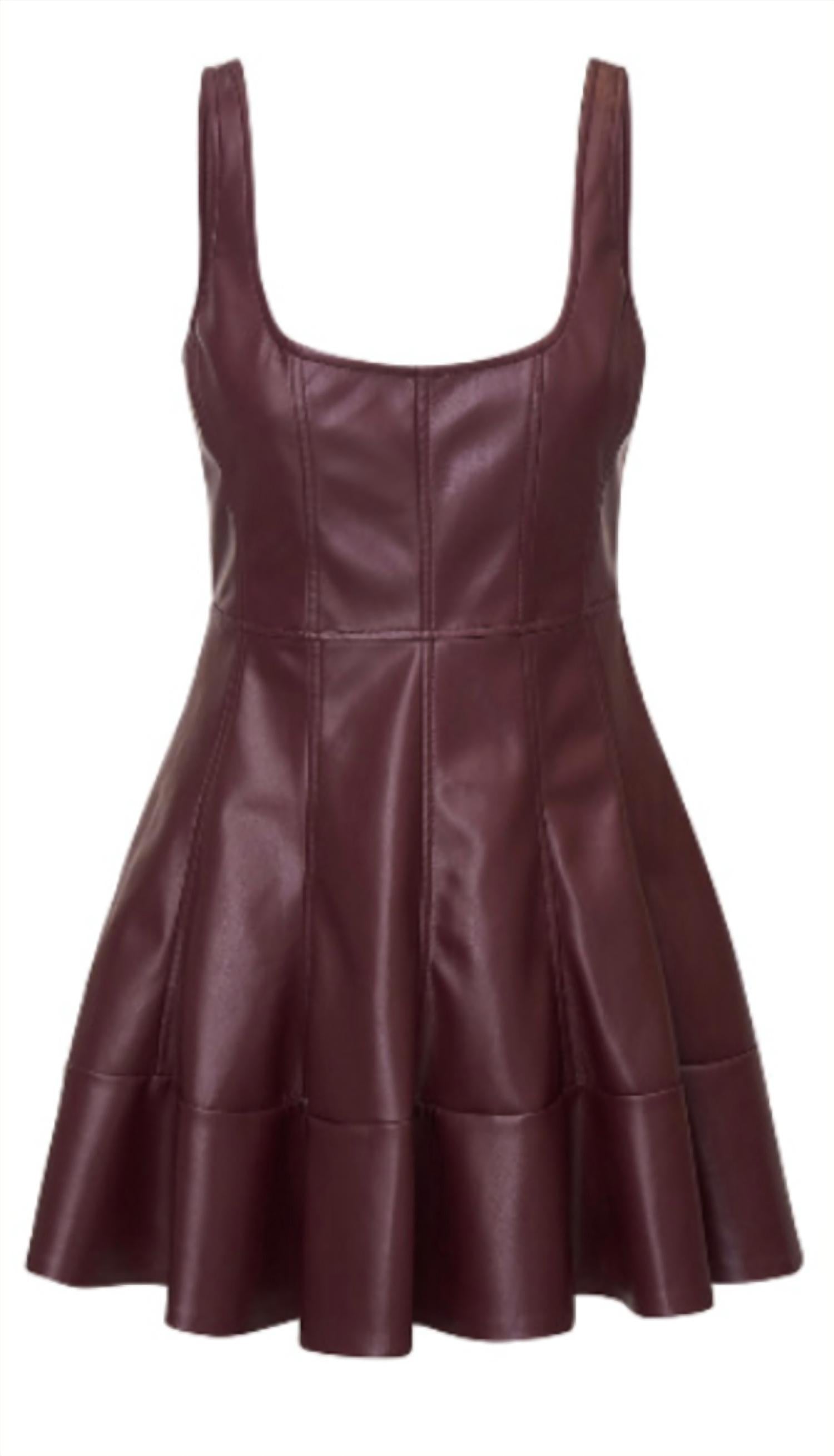 Loveshackfancy - Fauber Faux Leather Dress