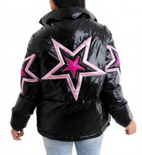 Fantastic Fawn - Star Metallic Puffer Jacket