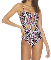 Beach Riot Mia One Piece in multi leopard - women's swimwear