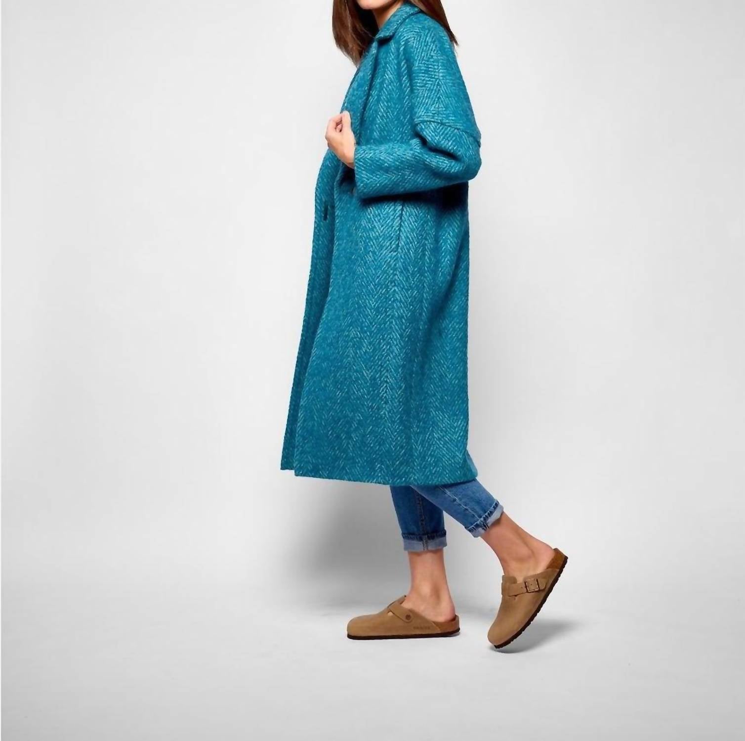 Avoca - Reflections Light Donegal Herringbone Coat