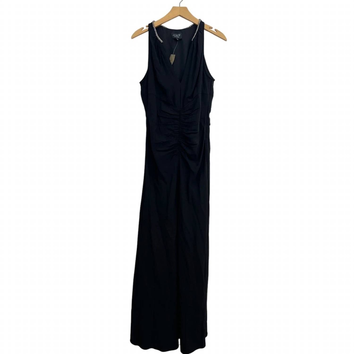 J.Crew - Full-length Embellished Ruched Dress