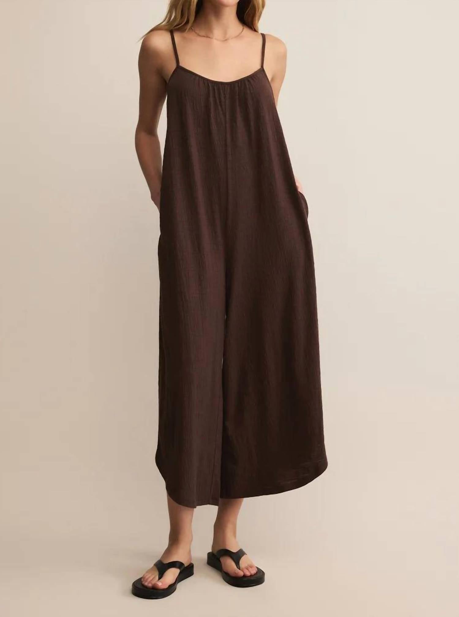Z Supply - Textured Flared Jumpsuit