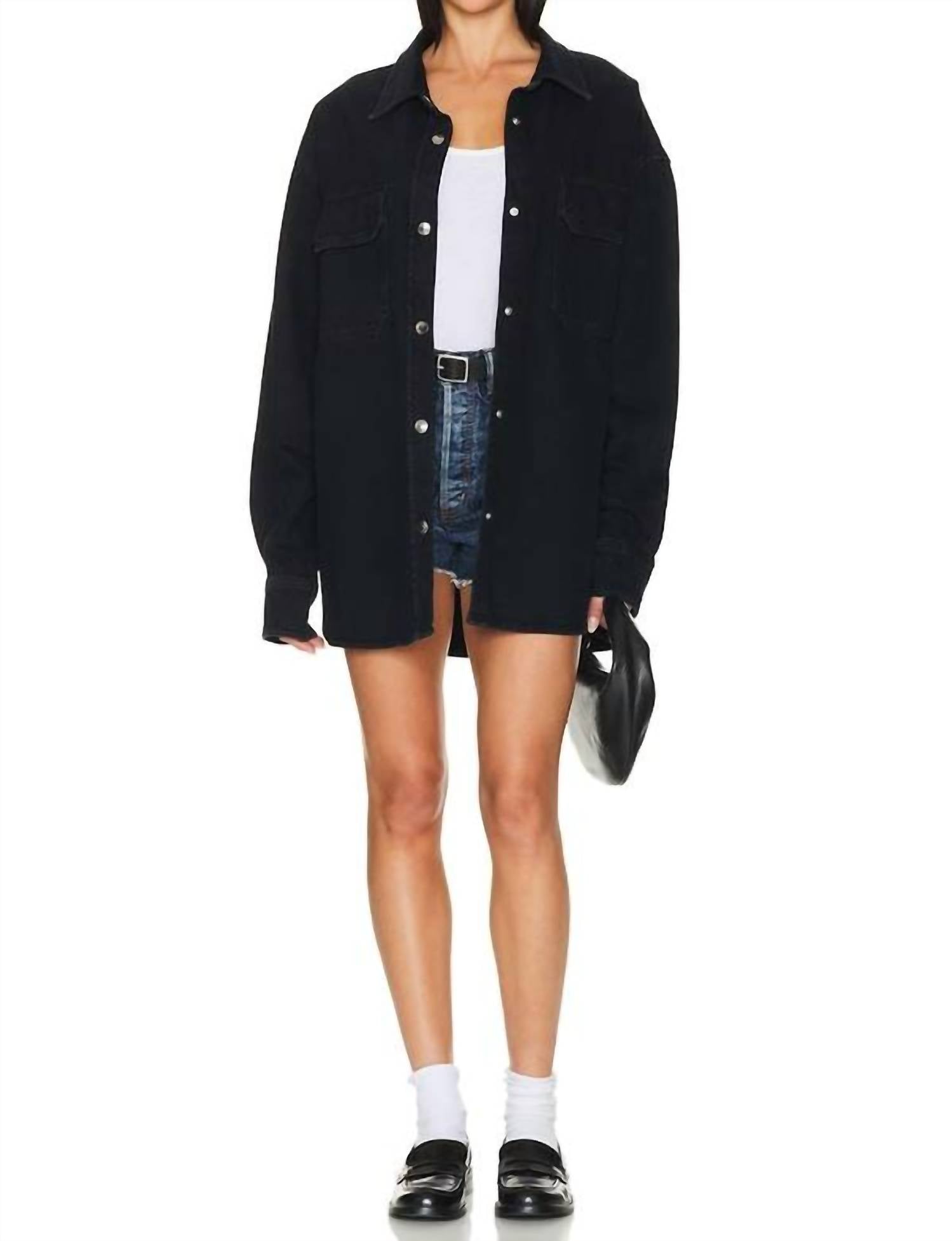 Moussy - Ford Fray Hem Button Fly Shorts
