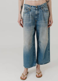 R13 - Cropped Wide Leg Jean